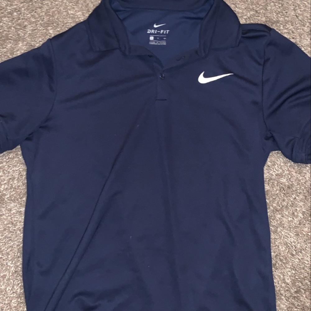 Navy Blue Nike Polo